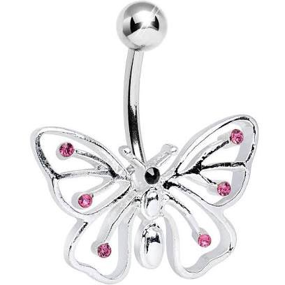 butterfly belly button ring - Google Search