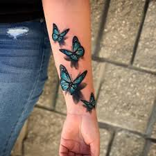 blue butterfly tattoo - Google Search