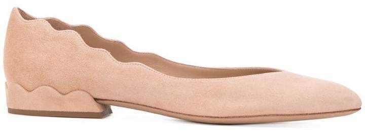 low-hell ballerina shoes
