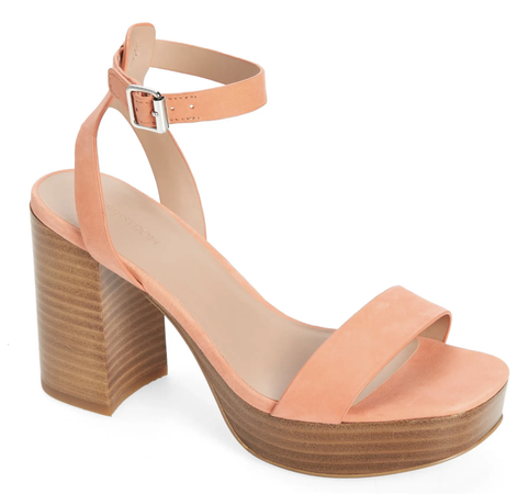 Nordstrom peach sandals