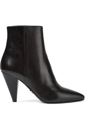 Prada | Leather ankle boots | NET-A-PORTER.COM