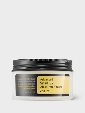 COSRX Advanced Snail 92 All in one Cream, 100g / 3.53 oz | COSRX.COM – COSRX Official