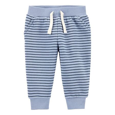 Baby Carter's Striped Pull-On Fleece Pants