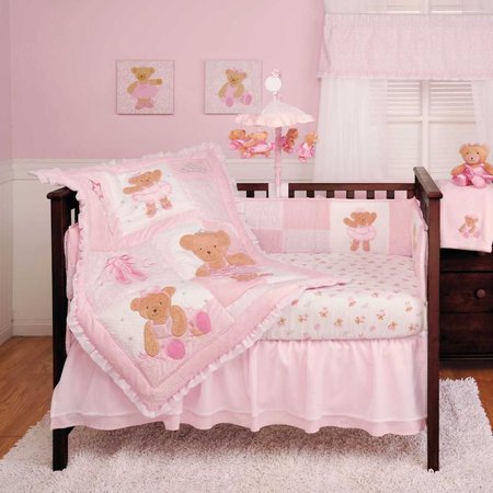 Baby pink crib