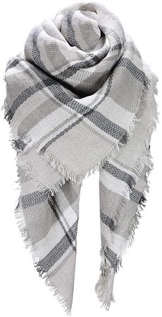 Scarfs For Women, HITOP Soft Classic Plaid Large Tartan Blanket Scarf, Womens Winter Tassel Scarves Christmas Stocking Stuffers for Women at Amazon Women’s Clothing store