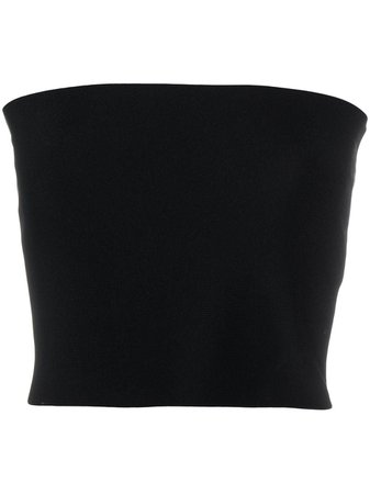 Stella McCartney cropped strapless top black 350576S7230 - Farfetch