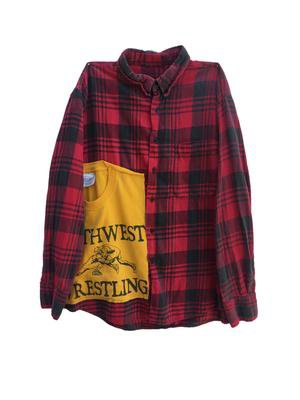 Southwest wrestling flannel shirt – lefthandla