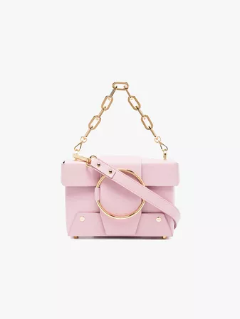 Yuzefi Pink Asher leather box bag | Satchels & Cross Body Bags | Browns