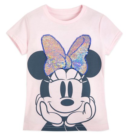 Minnie Mouse Flip Sequin T-Shirt for Girls | shopDisney