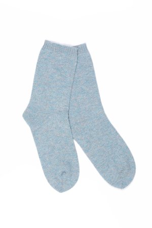 Ulla lounge socks in light blue – Arela