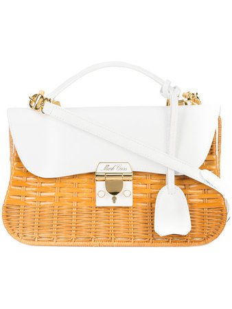 Mark Cross Structured Straw Bag $2,795 - Buy Online SS18 - Quick Shipping, Price