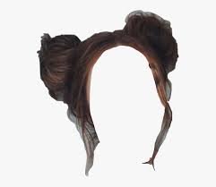 bun hair wig transparent - Google Search