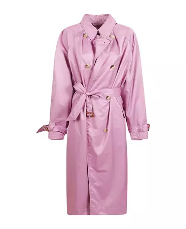 Isabel Marant Lilac Polyester Blend Oversize Edenna Trench Coat | italist, ALWAYS LIKE A SALE