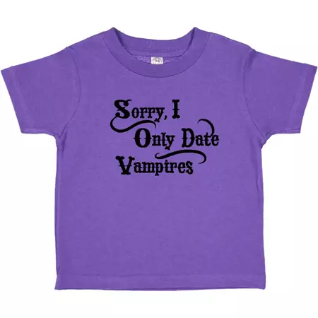Sorry I Only Date Vampires Tee - Purple – romanticblue
