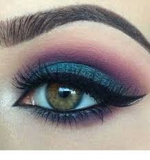 teal and purple makeup - Google Search