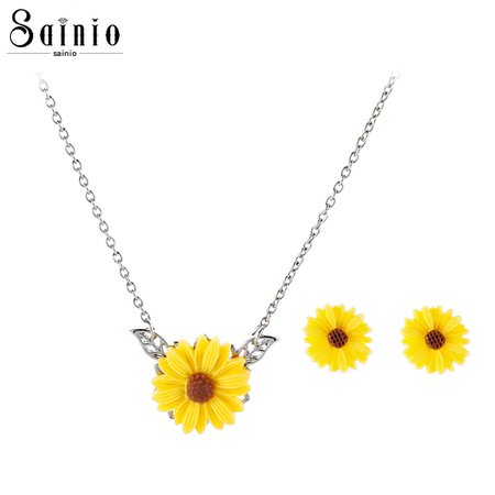 daisy yellow jewelry sets - Google Search