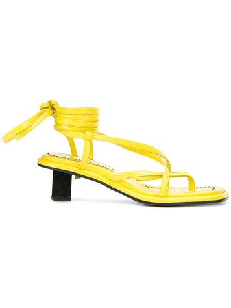 Proenza Schouler Strappy Mid Heel Sandals $695 - Buy SS19 Online - Fast Global Delivery, Price