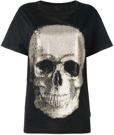 embellished Skull T-shirt