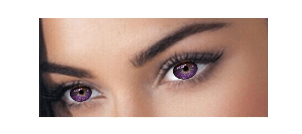 purple eyes