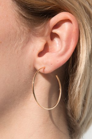 Gold Hoop Earrings - Earrings - Jewelry - Accessories