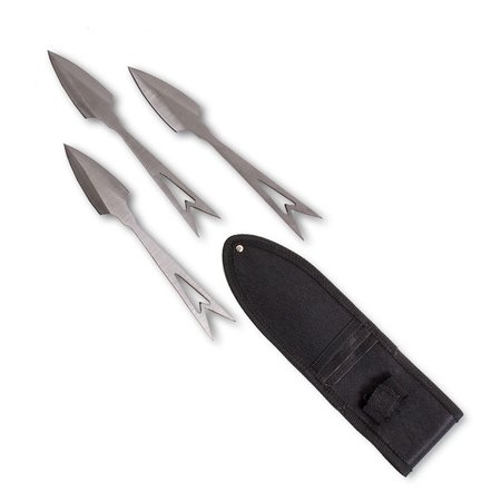 arrow shaped throwing knives