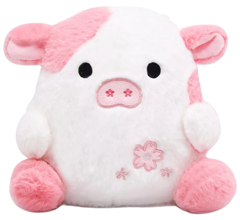Sakura cow plush