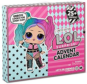 Amazon.com: LOL Surprise Advent Calendar #OOTD Outfit Of The Day With Limited Edition Doll And 25+ Surprises Including Outfits, Shoes, Accessories, And LOL Advent Calendar | For Girls Ages 4-15 Years Old : Toys & Games