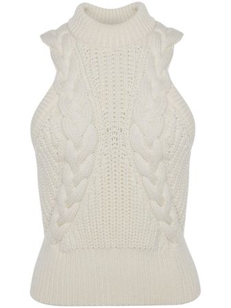 Alexander McQueen cable-knit Wool Top - Farfetch