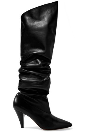 Givenchy | Leather knee boots | NET-A-PORTER.COM