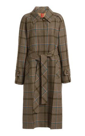 Belted Wool Coat By Victoria Beckham | Moda Operandi