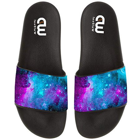 Colorful Galaxy Purple Sky Print Summer Slide Slippers For Men Women Kid Indoor Open-Toe Sandal Shoes: Amazon.ca: Gateway