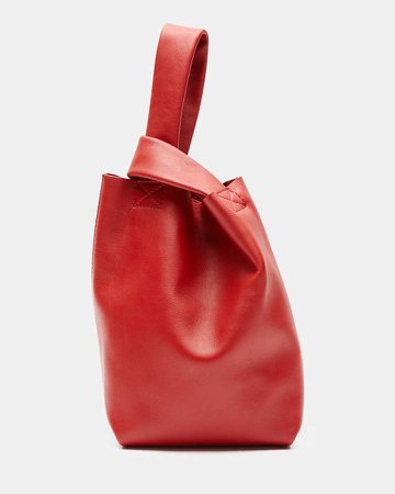 Small Urban Bucket Bag in Soft Leather