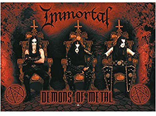 Amazon.com: Flagline Immortal - 30" x 40" Demon of Metal Textile Poster: Posters & Prints