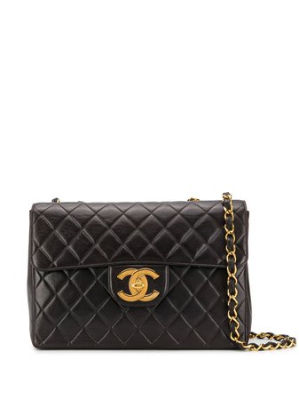 Chanel Pre-Owned 1996-1997 Jumbo diamond quilt 30 shoulder bag - FARFETCH