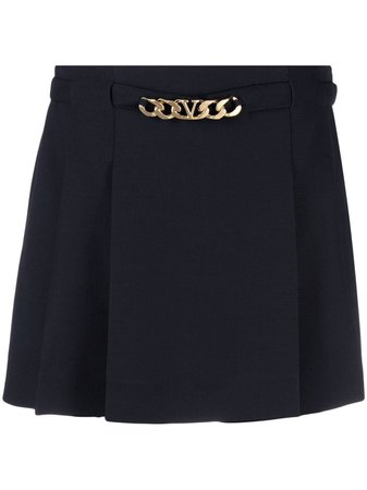 Valentino chain-link Detail Mini Skirt - Farfetch