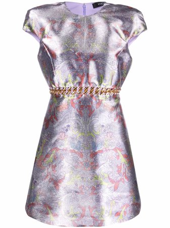 Versace Baroccofest Flared Dress - Farfetch