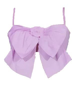 Pinterest pink chanel bow tie crop top jennie