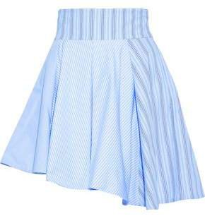Tinsley Striped Cotton-poplin Mini Skirt