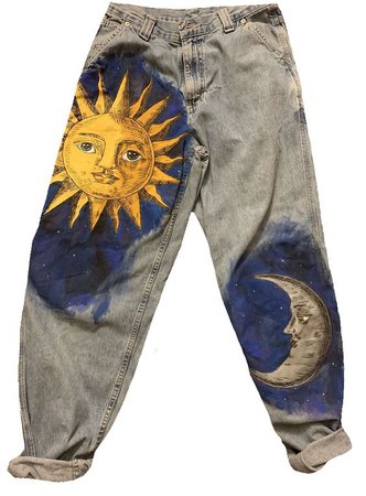 sun moon jeans