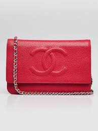 red chanel timeless wallet on chain - Google Search