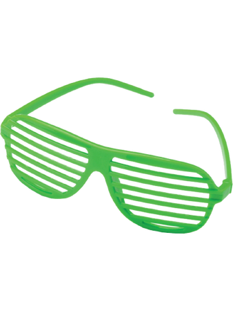 green shutter shades