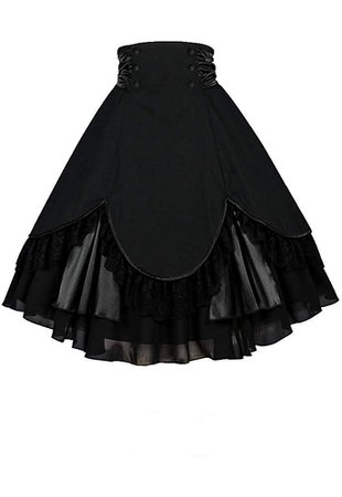 poofy black skirt