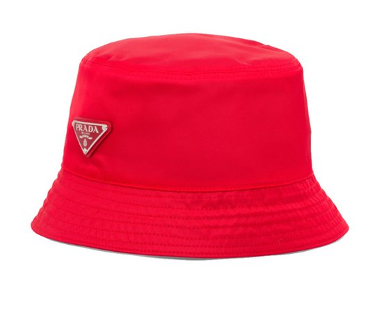 Prada Nylon Bucket Hat Red (stockx.com)
