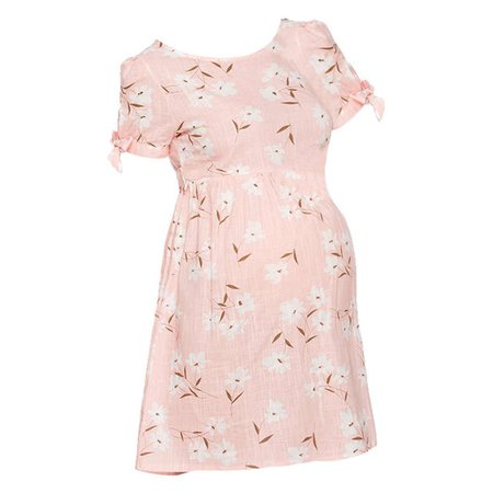 vetement femme 2019 Women Pregnant maternity Nursing clothes dress Cotton Blended Short Sleeve Floral Print Maternity Dress-in Dresses from Mother & Kids on Aliexpress.com | Alibaba Group