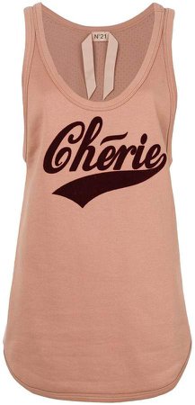 Chérie perforated tank top