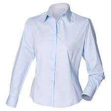 light blue button up shirt womens - Google Search
