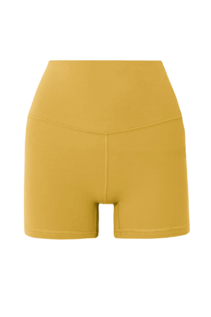LULULEMON - Align Nulu sports bra / Align high-rise shorts - 4" in Indian Yellow