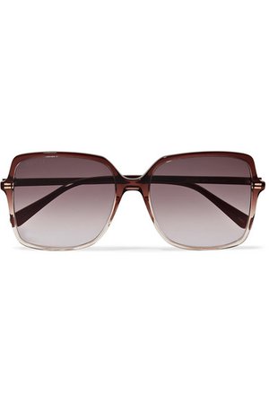 Gucci | Oversized square-frame ombré acetate sunglasses | NET-A-PORTER.COM