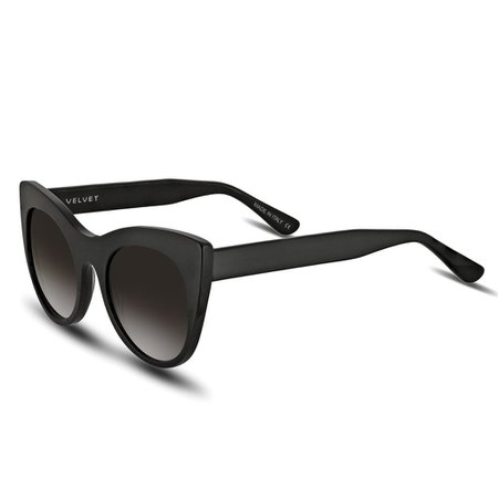 Michelle in Black Cateye Women's Sunglasses | Velvet Eyewear