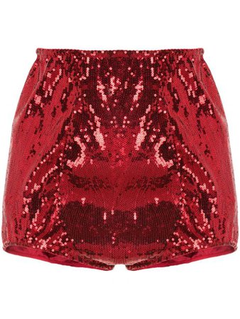 Dolce & Gabbana sequin embellished shorts red O2B30TFLMK4 - Farfetch